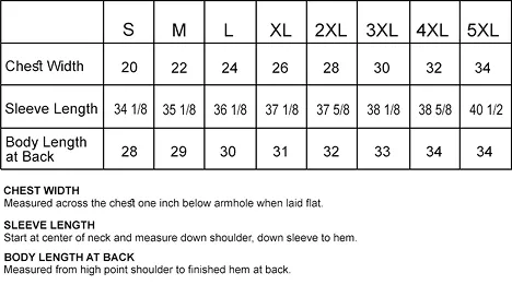 Hoodie Measurement Guide